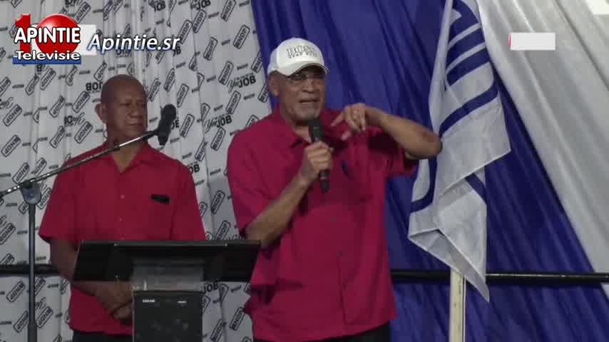 NDP verklaart de oorlog tegen de armoede zegt Bouterse